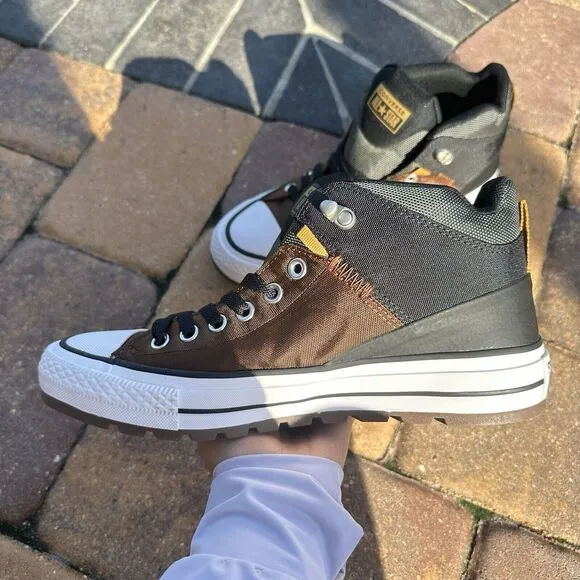 Converse Chuck Taylor All Star Street High Top Brown Men's Shoes 161469C Size 7