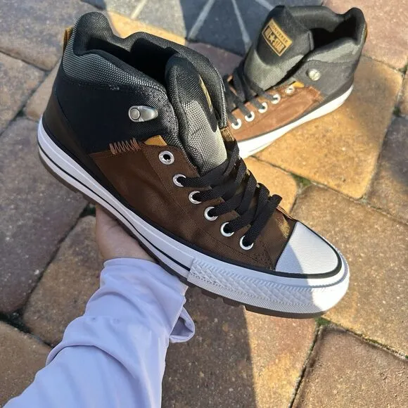 Converse Chuck Taylor All Star Street High Top Brown Men's Shoes 161469C Size 7