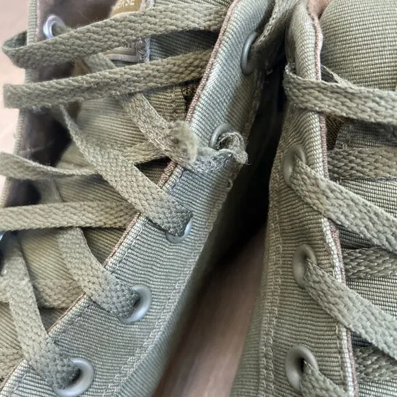 Converse Chuck Taylor All Star Street Mens 10 Shoes Mid Green Camo Sneakers READ