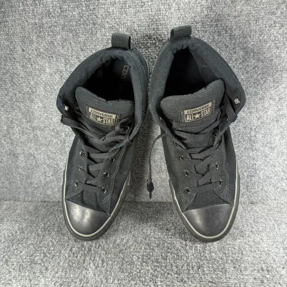 Converse Chuck Taylor All Star Street Mid Mens 11 Shoes Black Casual Sneakers
