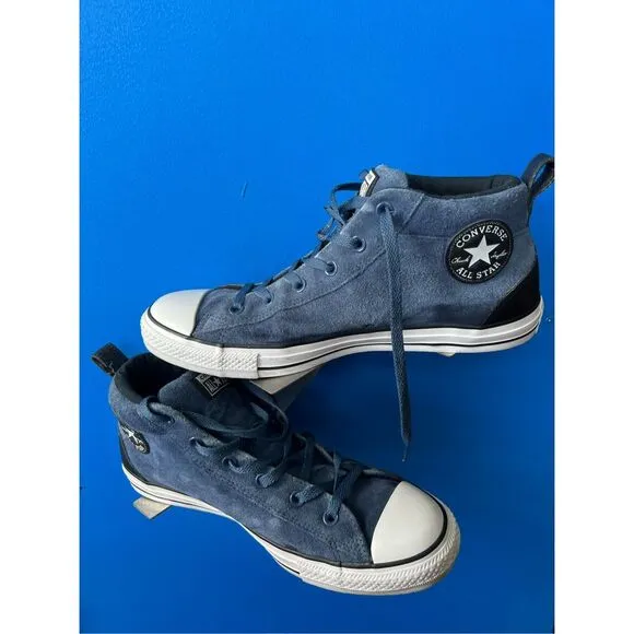 Converse Chuck Taylor All Star Street Mid Unisex Shoes Mason Blue-White 161468c