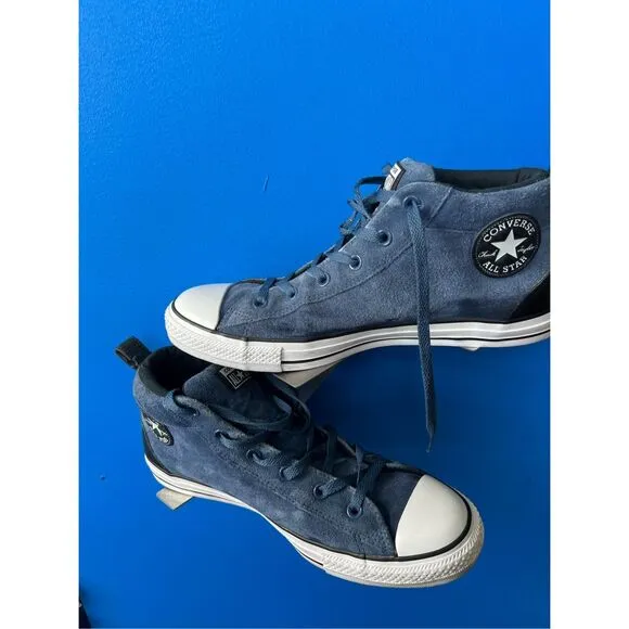 Converse Chuck Taylor All Star Street Mid Unisex Shoes Mason Blue-White 161468c