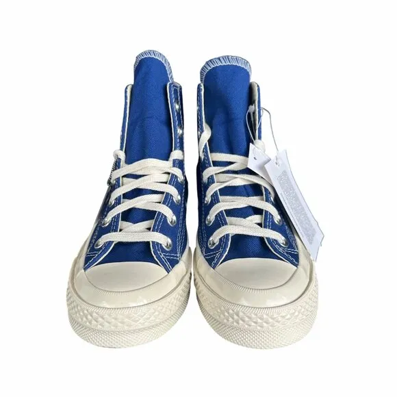 🖤Converse Chuck Taylor Hi Women Shoes Sz 5 Comme des Garcons PLAY Blue 171846C