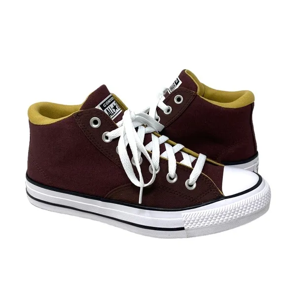 Converse Chuck Taylor Malden Street Mid Shoes Canvas Brown Skate Men's A04515F