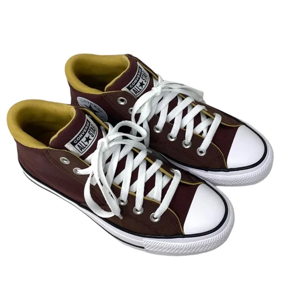 Converse Chuck Taylor Malden Street Mid Shoes Canvas Brown Skate Men's A04515F