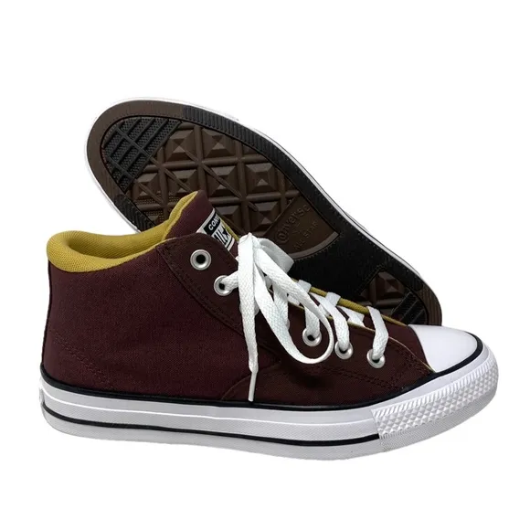 Converse Chuck Taylor Malden Street Mid Shoes Canvas Brown Skate Men's A04515F