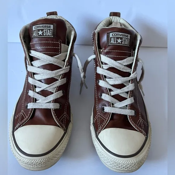 Converse Chuck Taylor Street SLP-Mid Premium Leather, Pinecone new