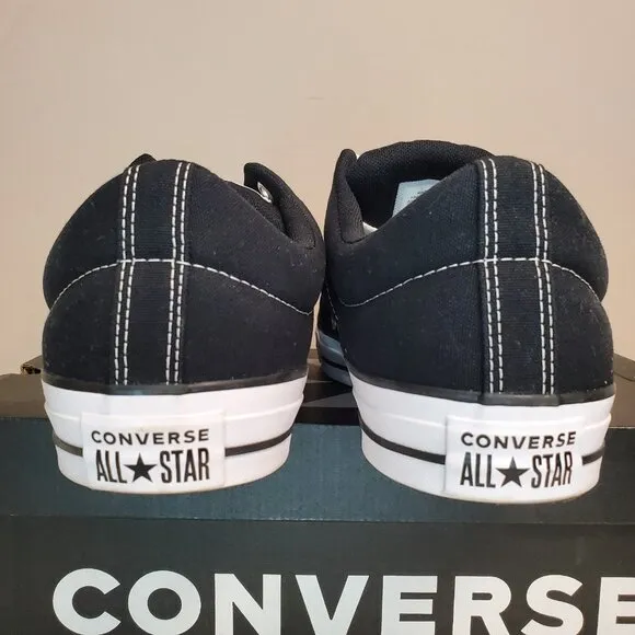 CONVERSE CTAS HIGH STREET OX Low Top Black White A01718F Mens Sz 13 Womens Sz 15