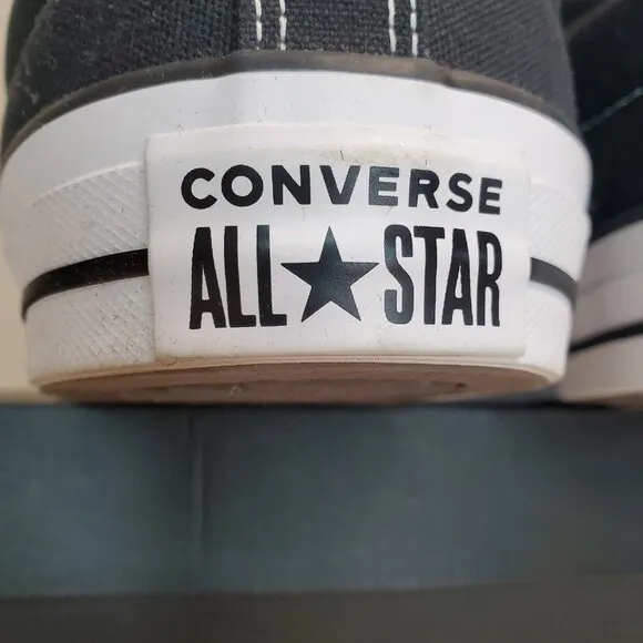CONVERSE CTAS HIGH STREET OX Low Top Black White A01718F Mens Sz 13 Womens Sz 15