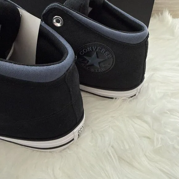 Converse CTAS Malden Street Mid Size Men's 9- W 11 Blue Black Shoes A11650C New