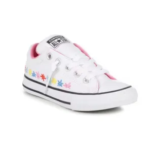 Converse ctas street ox bloom White Sneakers with Colorful Floral design