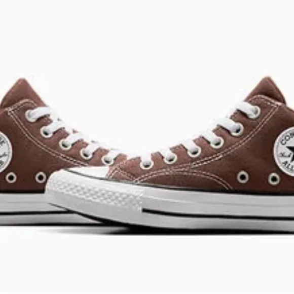 Converse Malden Street mid brown boys shoes 5.5