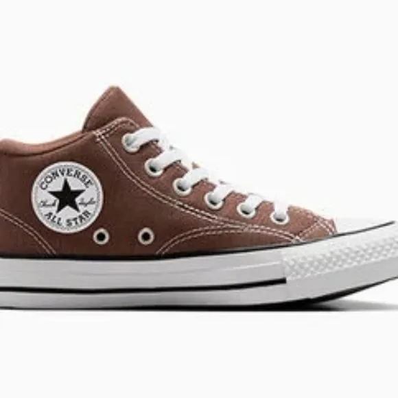 Converse Malden Street mid brown boys shoes 5.5
