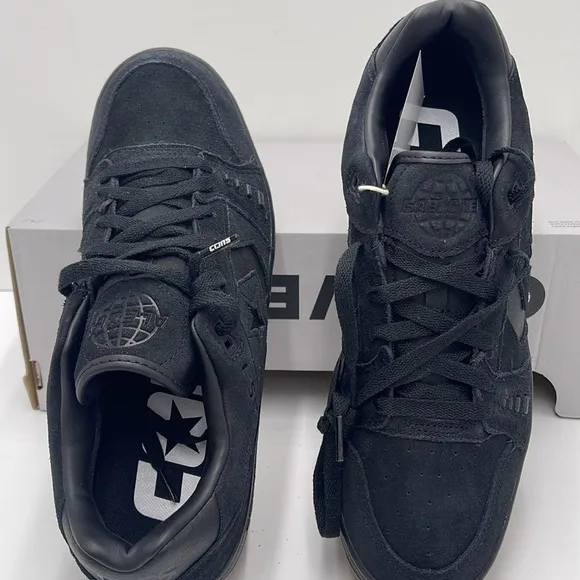 Converse Men's Black Sneakers A09244CAS-1 PRO OXBLACK/BLACK/GUM