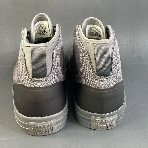 Converse Men's Chuck Taylor All Star Gray Syde Street Mid Canvas Shoes Size 13