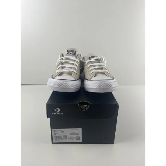 CONVERSE NEW ADULT UNISEX MALDEN STREET OX LIGHT DUNE/WHITE/BLACK size 8.5