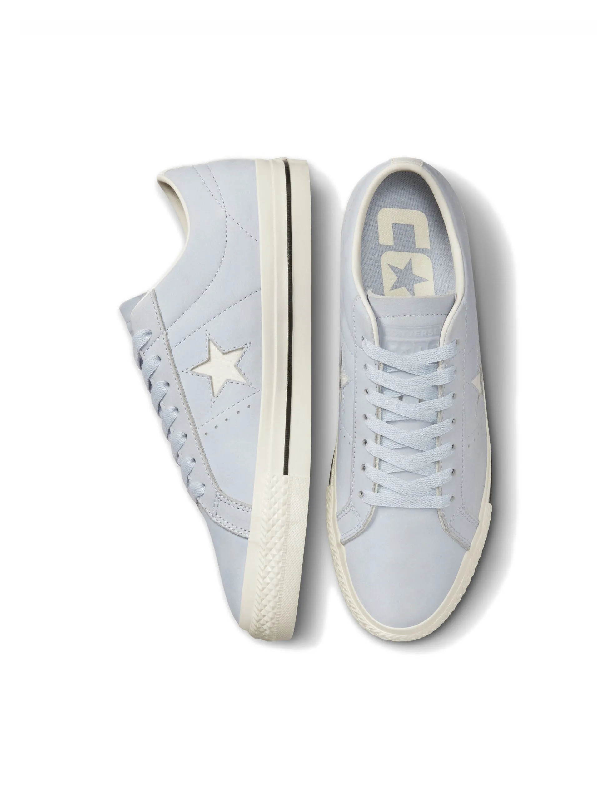 CONVERSE One Star Pro Nubuck Leather Ghosted/Egret/Black