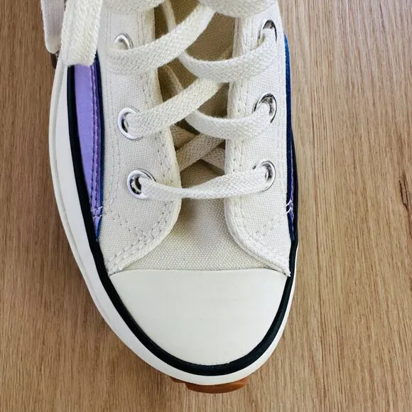 🤩Converse Run Star Hike Platform Chrome Sz 8 Men Shoes Beige Chunky A09796C