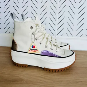 🤩Converse Run Star Hike Platform Chrome Sz 8 Men Shoes Beige Chunky A09796C