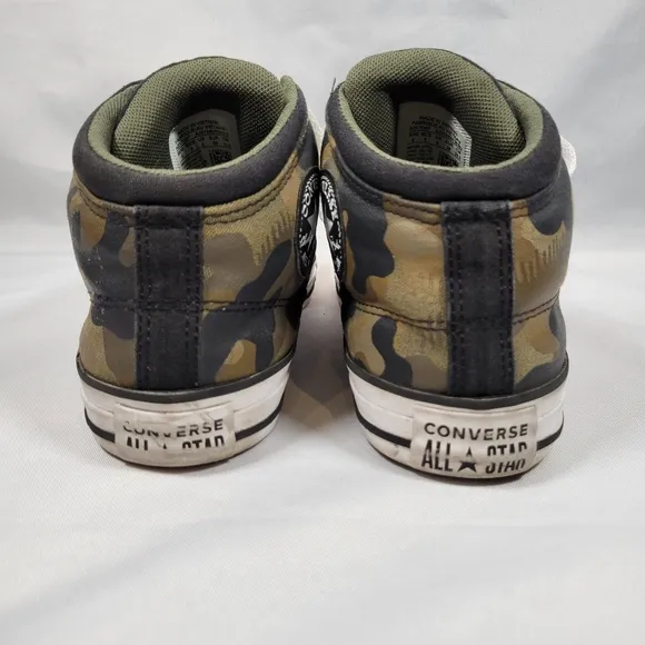 Converse Shoes Mens 6 Womens 8 CTAS Street High Desert Camo Black Grunge Worn