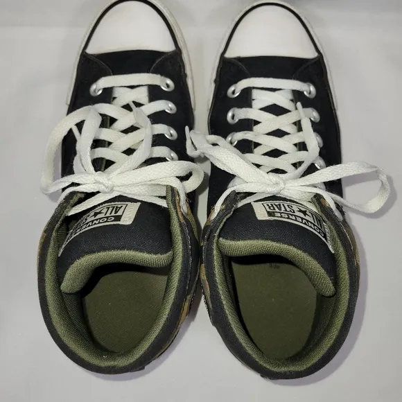 Converse Shoes Mens 6 Womens 8 CTAS Street High Desert Camo Black Grunge Worn