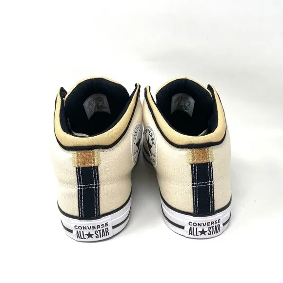 Converse Shoes Womens Ctas High Street MID Natural Ivory Beige Canvas 170935F