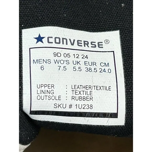 Converse Street Hockey Reissue Kicks Shoes Men's 6 Women's 7.5 1U238‎