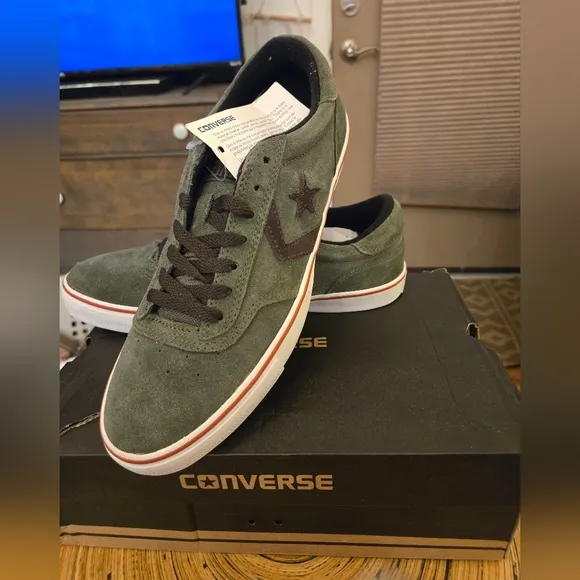 Converse Trapasso Pro II OX Mens Size 9 Grape Leaf Suede Low Sneaker Shoes