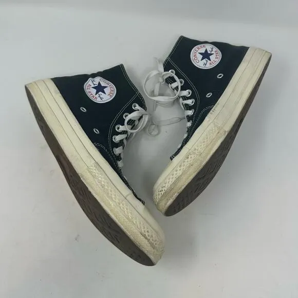 Converse x PLAY Comme des Garçons Chuck Taylor 70 Unisex Size Men 8.5 Women 10.5