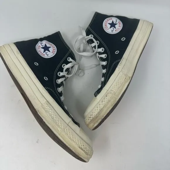 Converse x PLAY Comme des Garçons Chuck Taylor 70 Unisex Size Men 8.5 Women 10.5