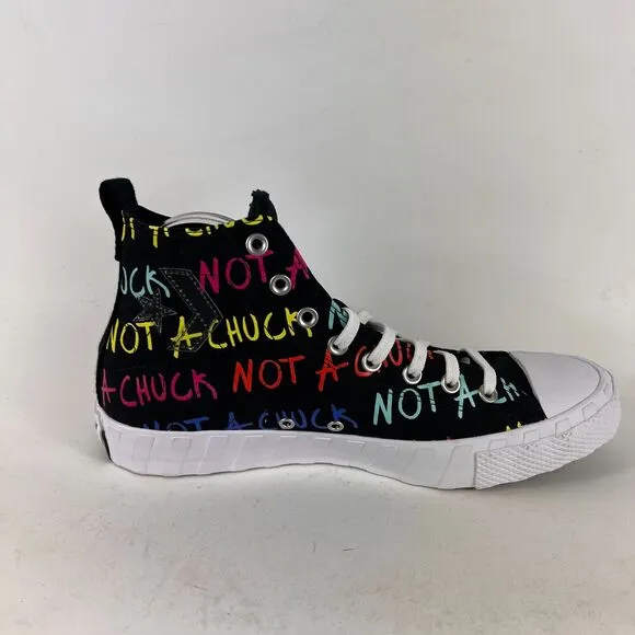 Converse untitled hi not a Chuck mens size 10.5 multi rainbow athletic shoes NEW