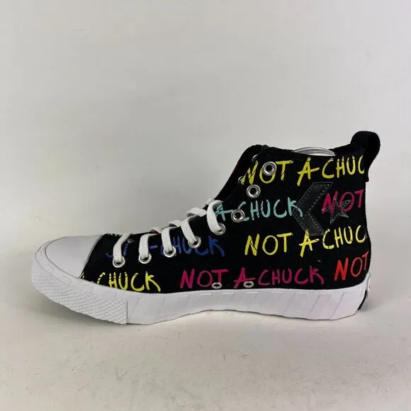 Converse untitled hi not a Chuck mens size 10.5 multi rainbow athletic shoes NEW