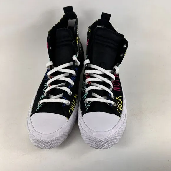 Converse untitled hi not a Chuck mens size 10.5 multi rainbow athletic shoes NEW