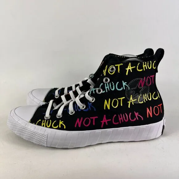Converse untitled hi not a Chuck mens size 10.5 multi rainbow athletic shoes NEW