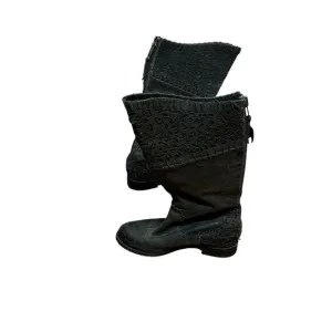 Corral Indie Spirit Black Leather Boots 7.5 Exclusively For Buckle Boho Western