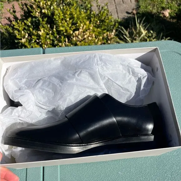 COS Leather Smooth Brogue Shoes NIB