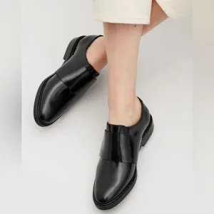 COS Leather Smooth Brogue Shoes NIB