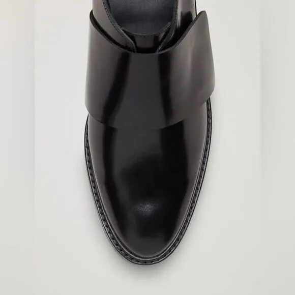 COS Leather Smooth Brogue Shoes NIB