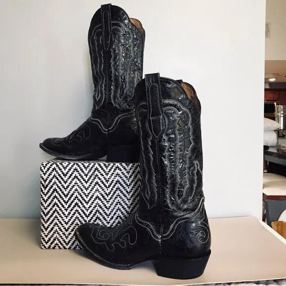 Cowboy Boots Genuine Leather Vintage
