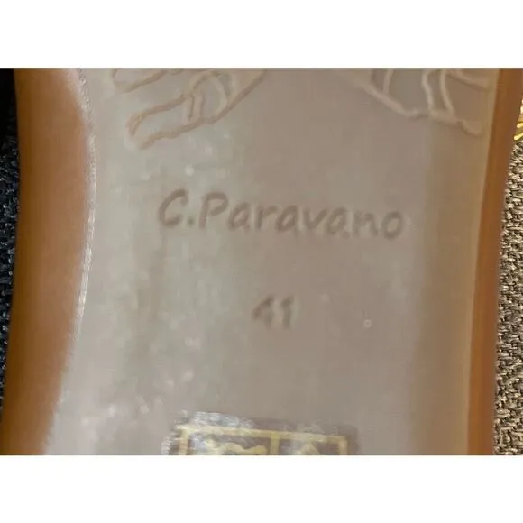C.Paravano Women's Mary Jane Flats | Comfortable Square Toe Ballet Flats