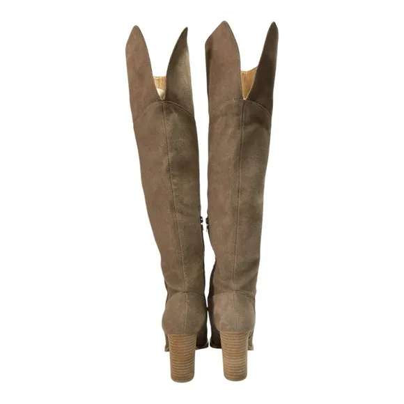 Crown Vintage over the Knee Suede Boots Size 7M