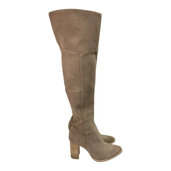 Crown Vintage over the Knee Suede Boots Size 7M