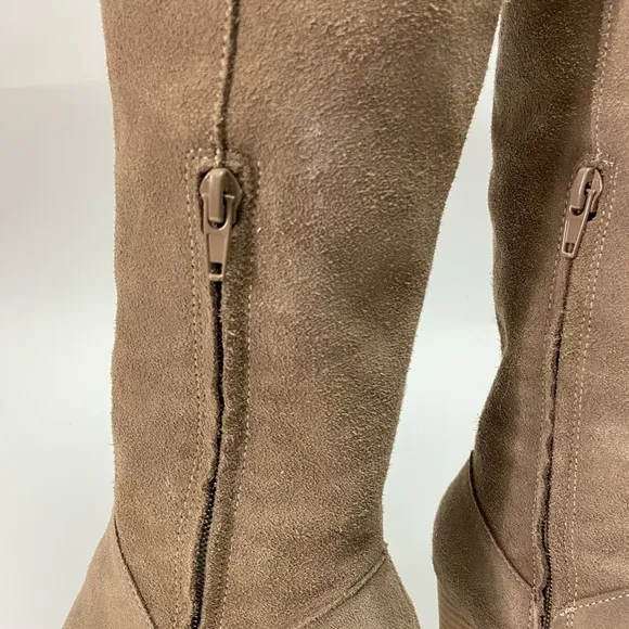 Crown Vintage over the Knee Suede Boots Size 7M