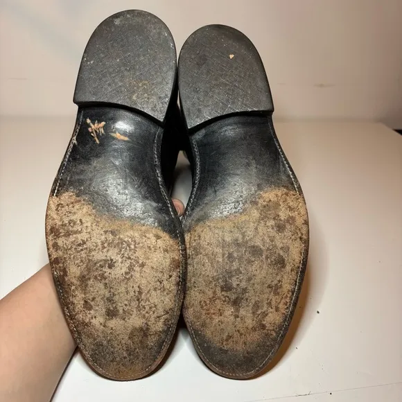 Custom Made Kangaroo Western Boots By Morado Brothers Almond Toe Black Size 12