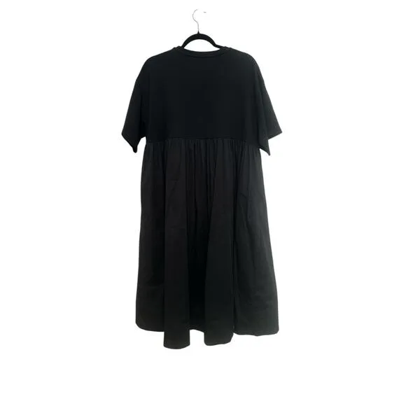 Cynthia Rowley Gem Stone T-shirt Dress In Black Size L