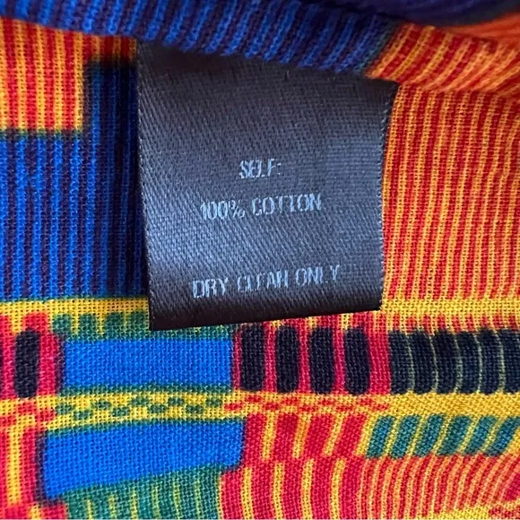 Cynthia Rowley Orange Multi Southwestern Aztec Circle Mini Skirt M