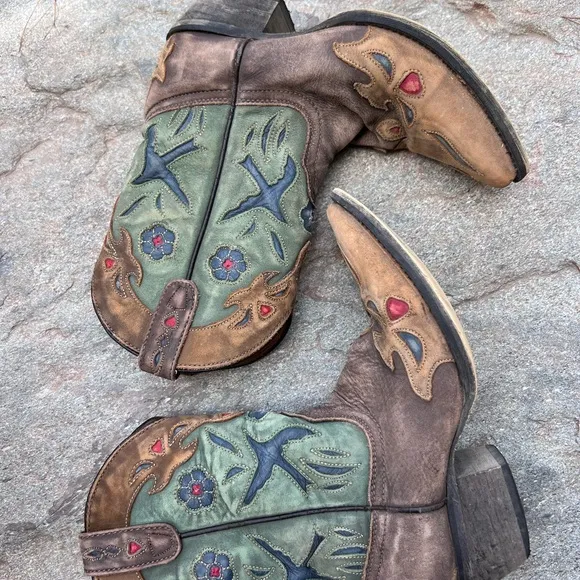 Dan Post vintage bluebird boots