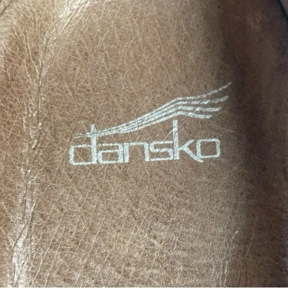 Dansko Women’s Loralie Black Leather Wedge Mary Jane Shoes