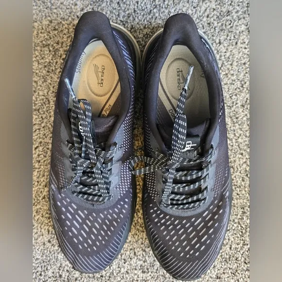 Dansko Womens Peony Mesh Black Walking Shoes Size 41 (US men's size 10.5–11)