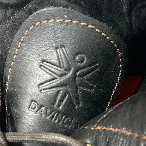 Davinci Barefoot Boots Mens Size 13 Black Lapworth Blucher Leather Minimalist